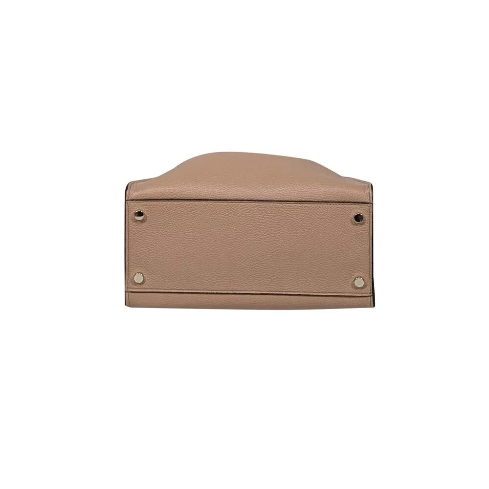 Kate Spade - Deep Beige Small Satchel Bag w/ Pouch